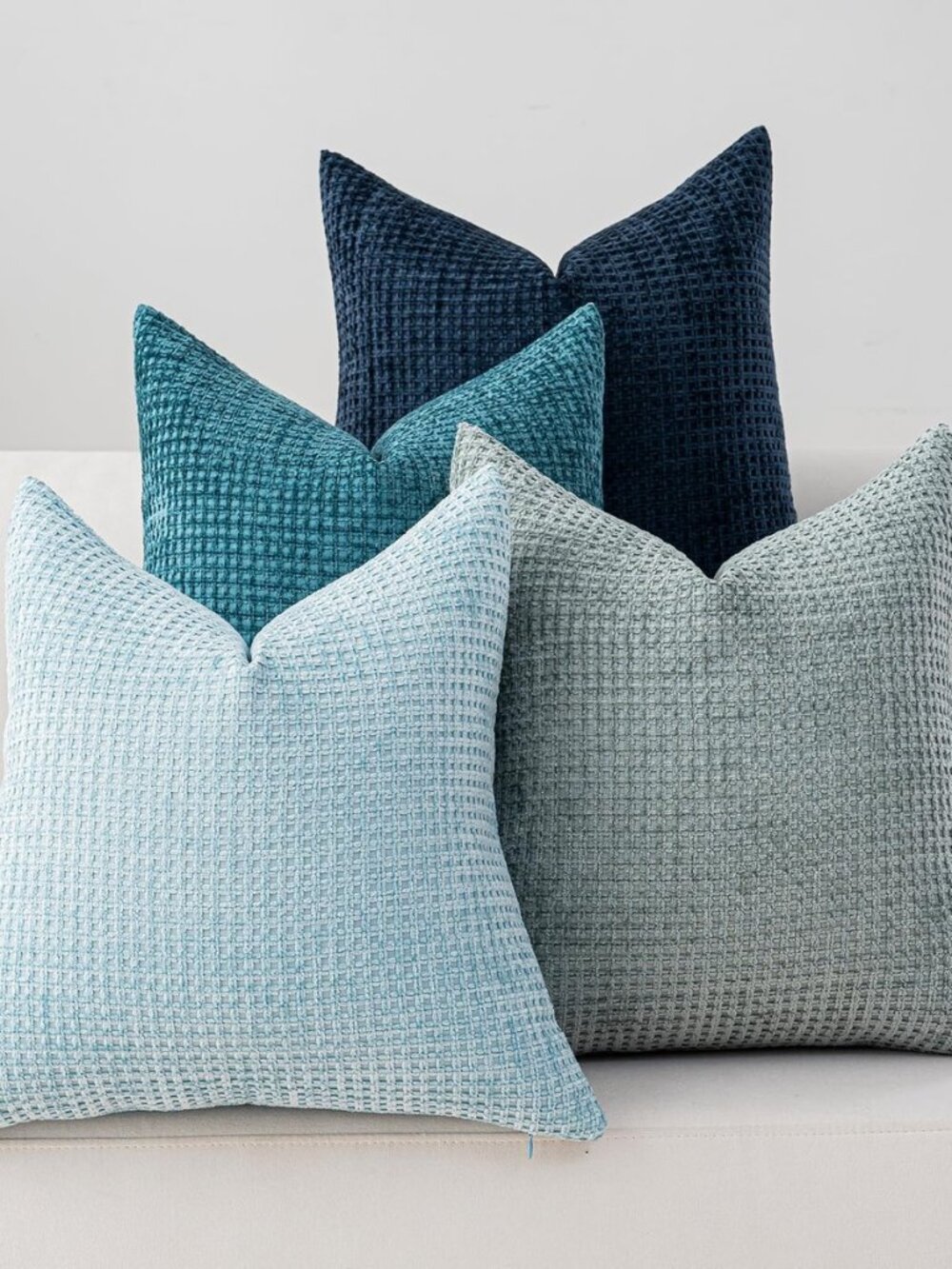 Pack of 4 Throw Pillow Covers 18x18” Boho Cushion Covers for Living Room